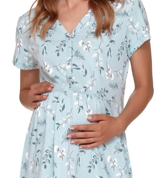 Dámska nočná košeľa na dojčenie Pool blue, veľ. S
