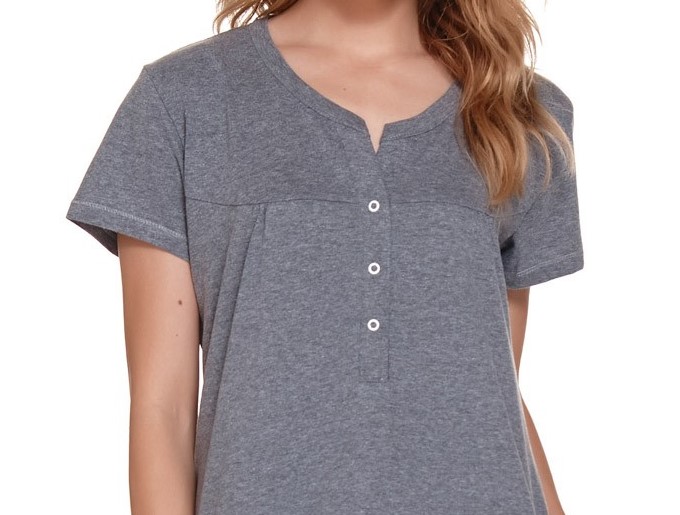 Dámska nočná košeľa na dojčenie Dark grey, veľ. L