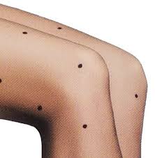 Dámske vzorované pančuchy GATTA Dotsy, 2-S, Nero (20 DEN)