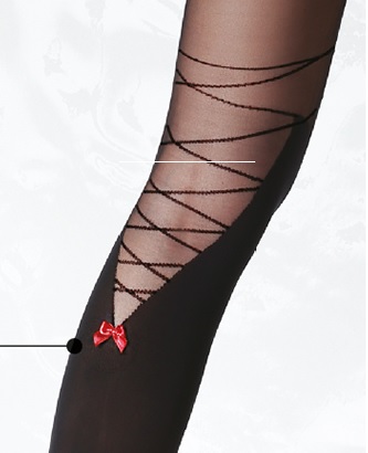 Dámske pančuchy KNITTEX Bonded 3D, 4-L, čierne (50 DEN)