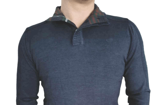 Pánsky bavlnený sveter tmavo modrý, veľ. XL