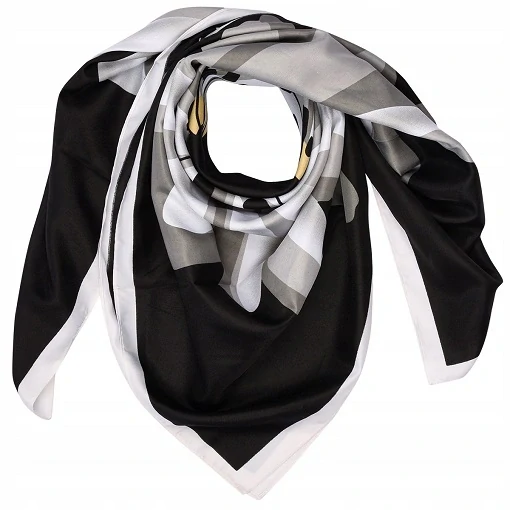 Dámska elegatná šatka čierna Versoli