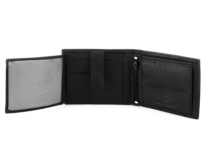 Pánska kožená peňaženka Bag Street čierna