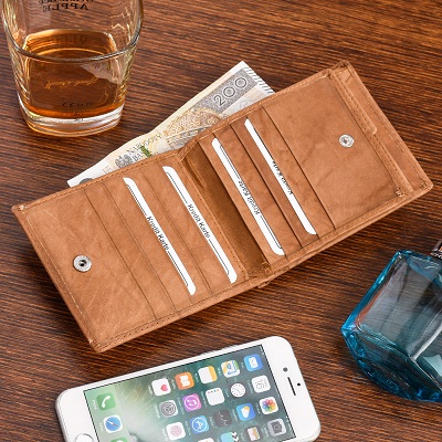 Pánska kožená peňaženka Bag Street ťavia hnedá