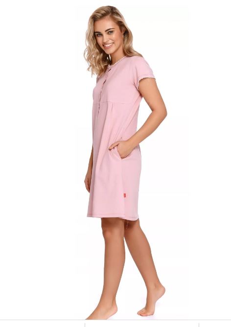 Dámska nočná košeľa na dojčenie papaya ružová, veľ. XL