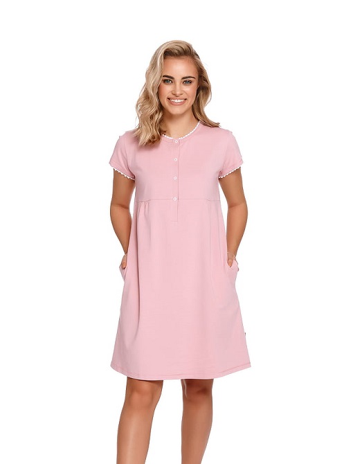 Dámska nočná košeľa na dojčenie papaya ružová, veľ. XL