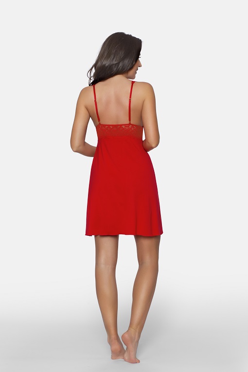 Dámska nočná košeľa Afrodita červená, veľ. S