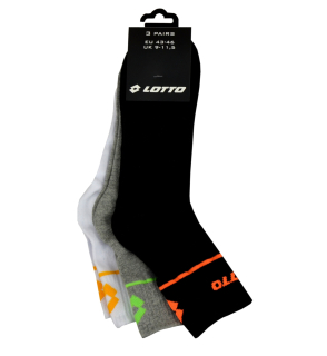 Pánske ponožky LOTTO mix farieb pack (3ks), veľ. 43-46